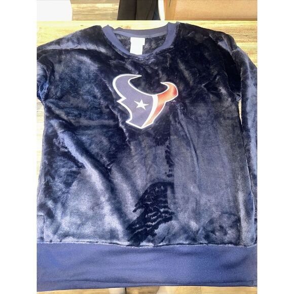 Houston Texans NFL Teen Large (11-13) Team Apparel  Micro Pluch Sweatshirt. O - Picture 1 of 6